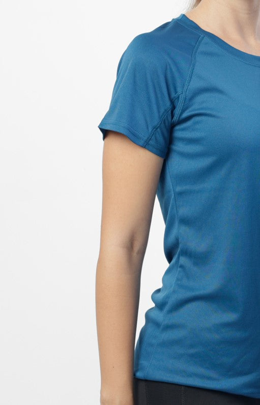 Дамска спортна тениска - синя