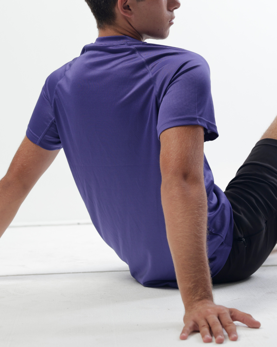 Мъжка спортна тениска - лилава