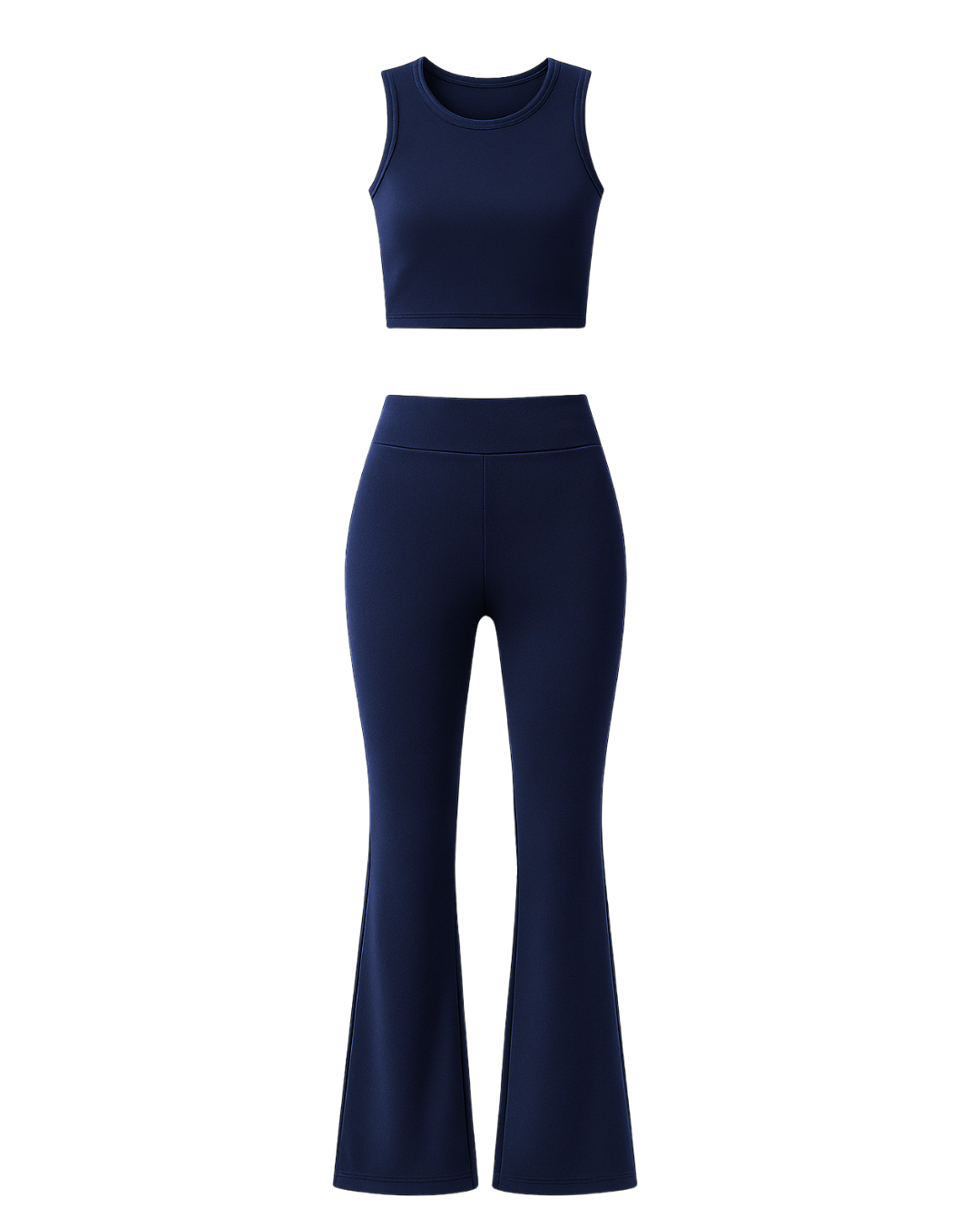 Спортен дамски сет в тъмно синьо