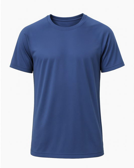 Мъжка спортна тениска - тъмно синя