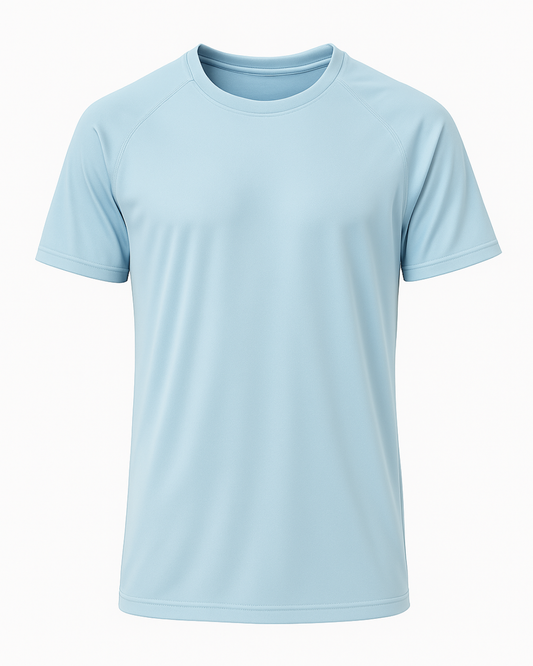 Мъжка спортна тениска - светло синя