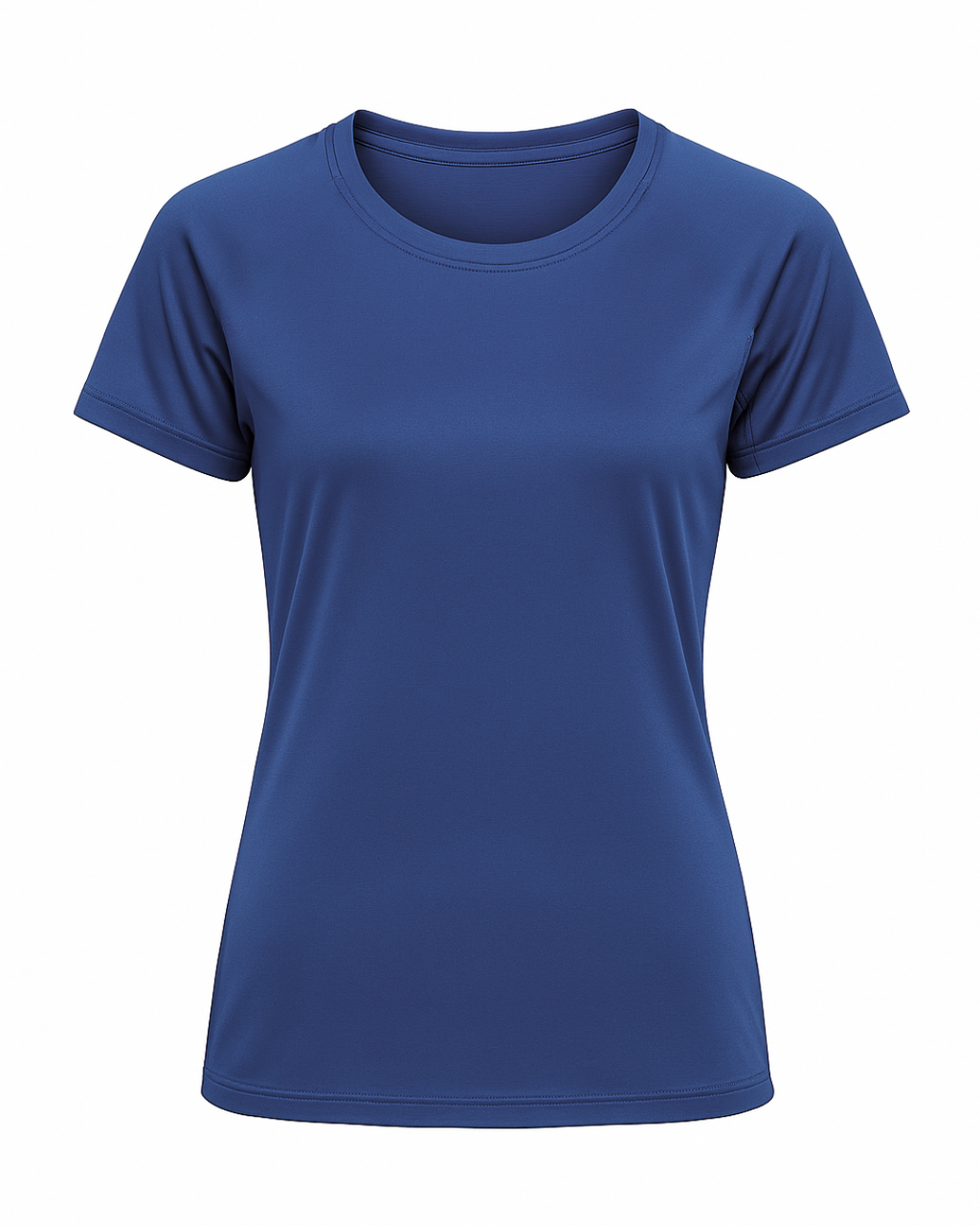 Тъмно синя дамска спортна тениска