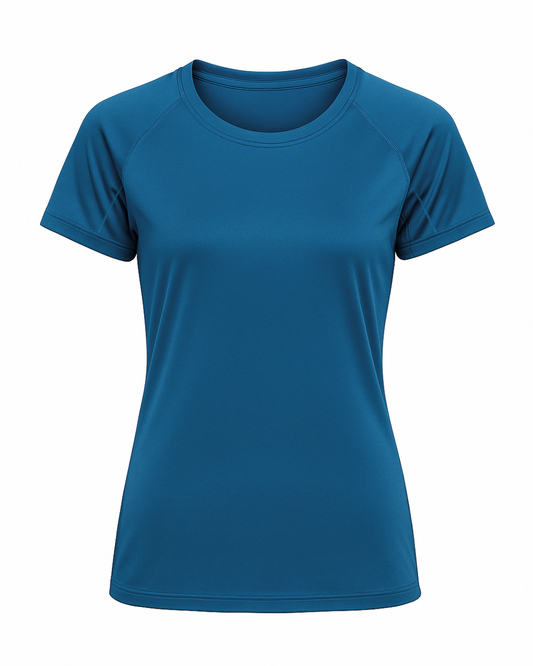 Дамска спортна тениска - синя